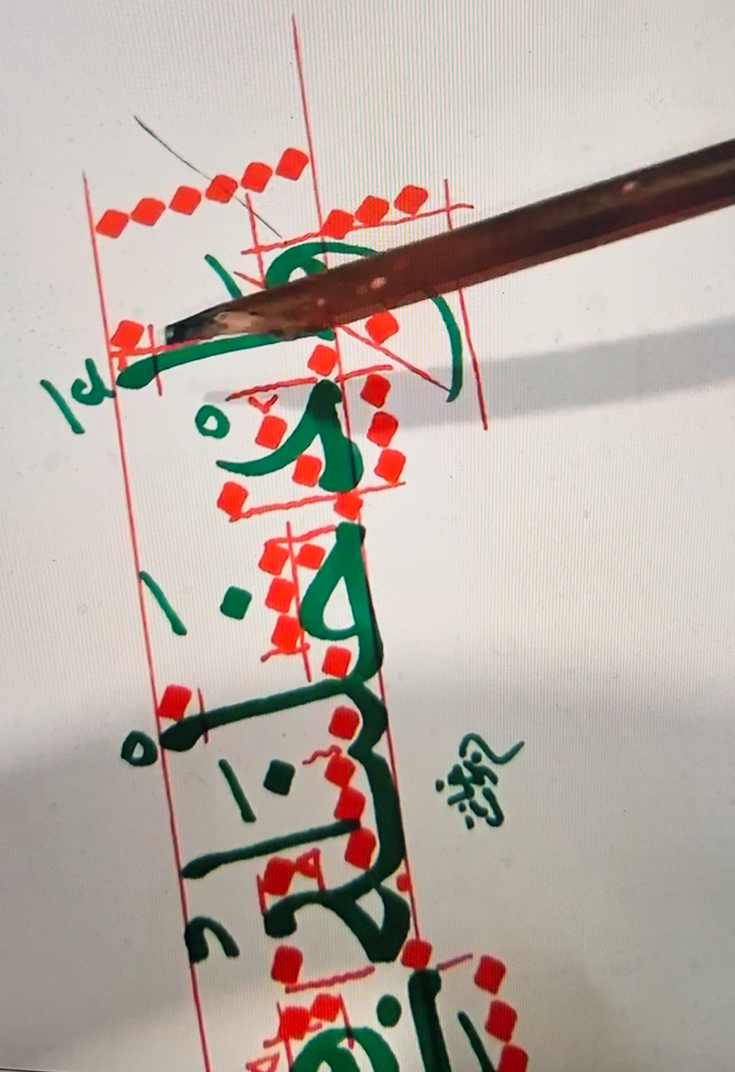 القواعد في الخط العربي